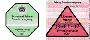 Orpington Automatic driving school ADI badges